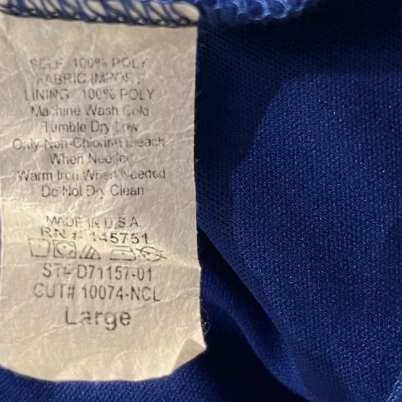 Altar’d State Blue Floral Off The Shoulder Dress Size Large - Picture 4 of 5